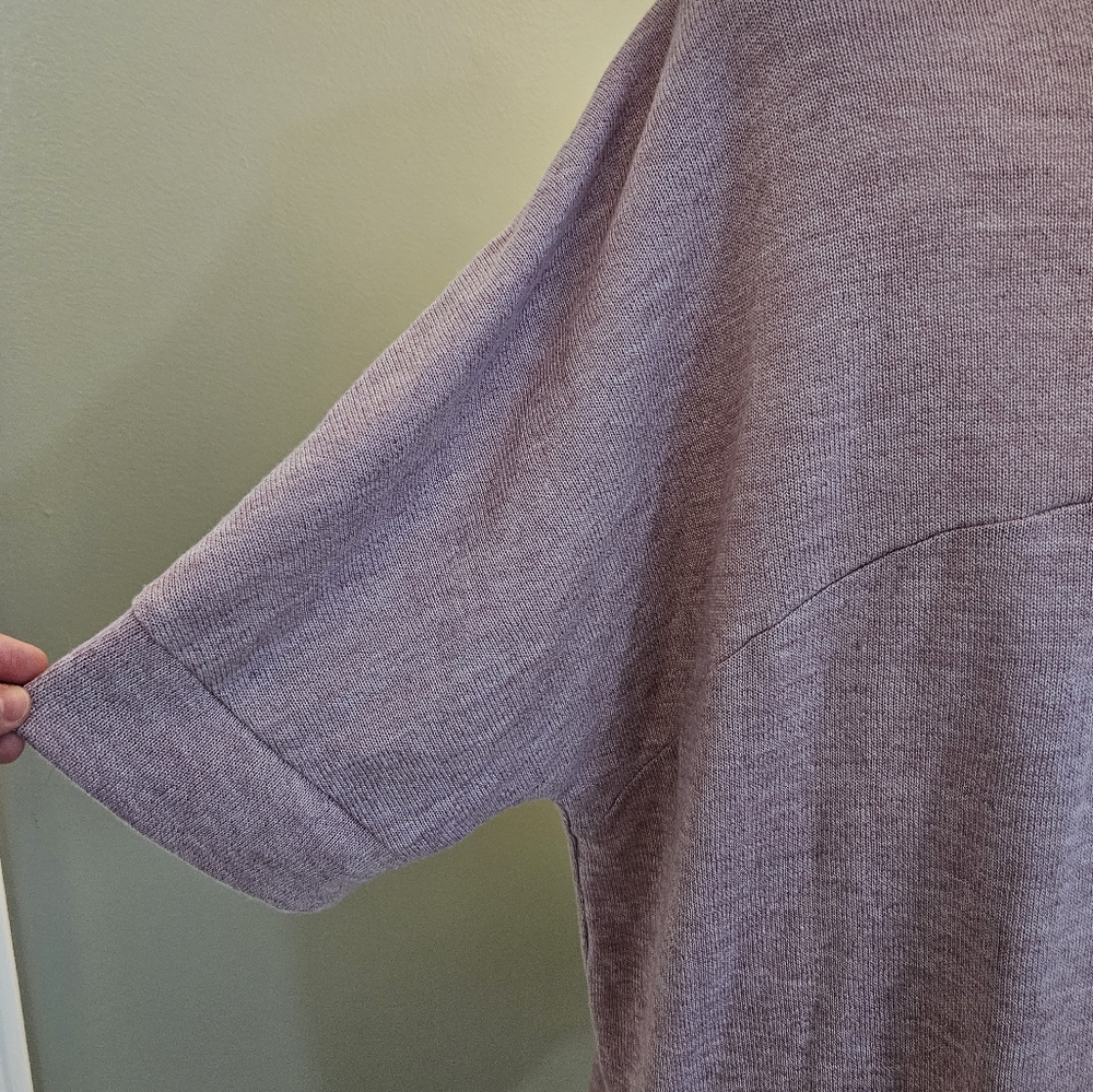 Torrid Women's Size 3 Lavender Open-Front Cardigan Sweater Short Sleeved - Picture 9 of 12